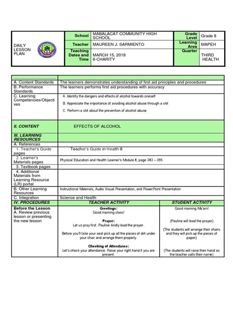 guro ako grade 3 cot 3rd quarter|GRADE 3 LESSON PLANS for CLASS .